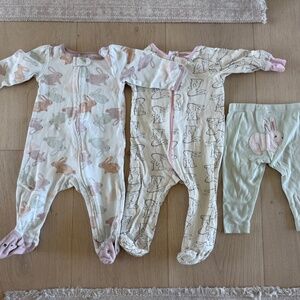 🐰🌷 Bunny Bundle Easter Spring Clothes, Girls 6-9M